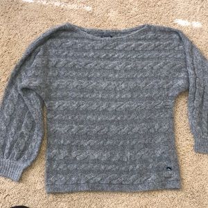 Gray Abercrombie and Fitch sweater